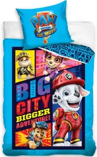 Set lenjerie de pat pentru copii Sonne - Paw Patrol Big City Bigger Adventure, 2 piese