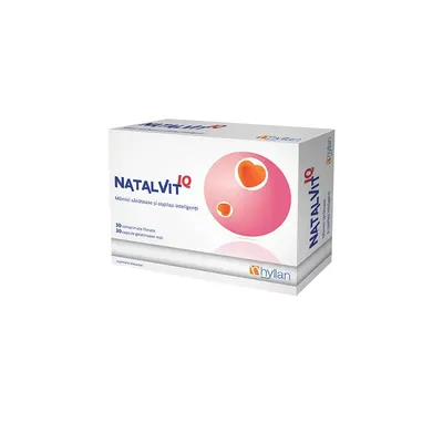 NatalVit IQ | 30 comprimate + 30 capsule