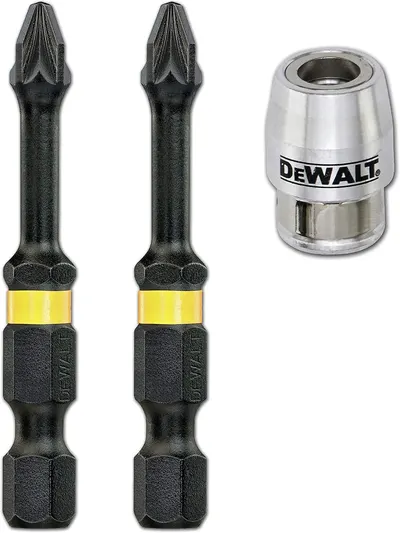 Set biți cu suport magnetic DeWALT - DT70535T, PZ2, 3 piese