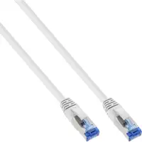 Cablu de retea RJ45 S/FTP PiMF Cat.6A LSOH 0.25m Alb, InLine IL76821W