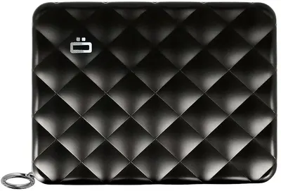 Portofel pentru femei Ogon Quilted - Passport, negru