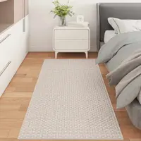 vidaXL Covoare de zonă Dreptunghiular FARO Crem 200 x 80 cm Poliester