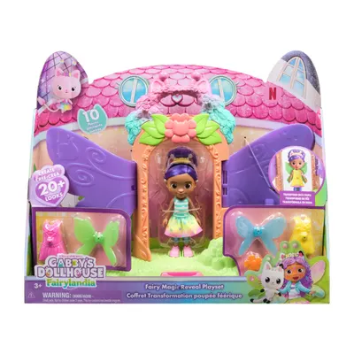 Set de joaca, Gabbys Dollhouse Fairylandia, Fairy Magic Reveal, 6075629