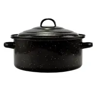 Oala Emailata cu Capac Emailat, 27 cm, 2.8 l, Perfect Home