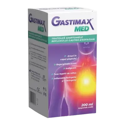 Gastimax Med suspensie orala, 200ml, Fiterman