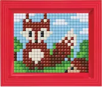 Set creativ cu rama si pixeli Pixelhobby - XL, Vulpe