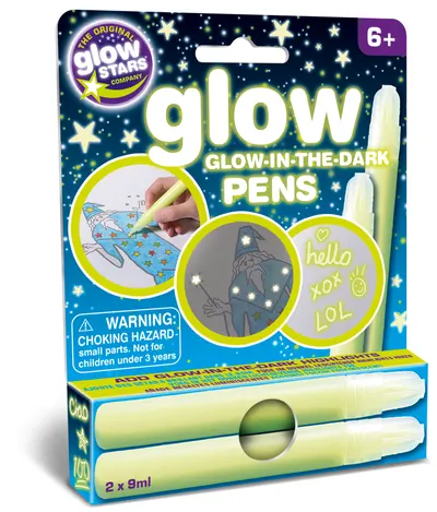 Markere luminoase in intuneric Brainstorm Glow - 2 bucati