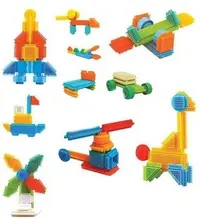 Constructor Nowa Szkola - Blocuri de construcție, vehicule, 200 piese
