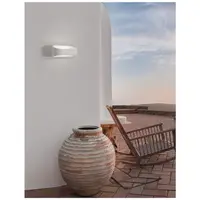 Aplica MILE Alb Aluminiu & Sticla LED 9 Wat 475Lm 3000K CRI>80 100-240 Volt Beam Angle 155° IP54 Deschis sus & jos