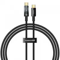Cablu Date si Incarcare USB-C - USB-C Baseus Explorer, 100W, 1m, Negru P10319703111-00