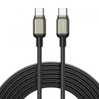 Cablu Date si Incarcare USB-C - USB-C Lito LD17, 100W, 1m, Negru