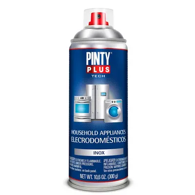 Spray vopsea inox pentru electrocasnice 400 ml, finisaj otel inoxidabil, uscare rapida