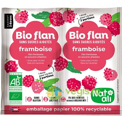 Budinca de Zmeura Ecologica/Bio 2x5g