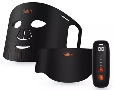 Mască pentru față și gât Silk'n - Dual LED Set, negru