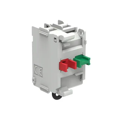 Contact Element Ø22mm Platinum Series, 1nc. Auto-Monitor Contact Elements For Non-Illuminated Latch Mushroom-Head Pushbuttons. Screw Termination