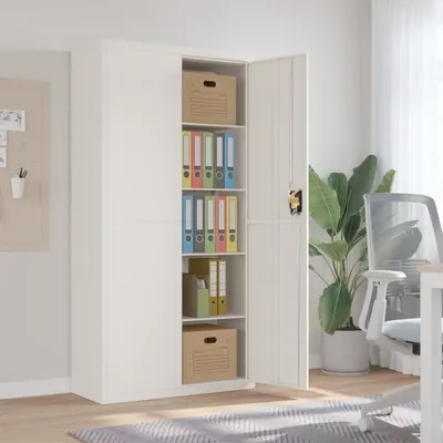 Gossi fiset, alb, 90x40x180 cm, otel