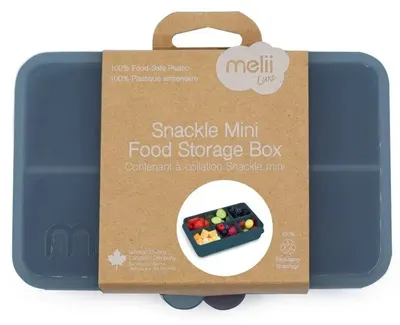 Cutie pentru mâncare Melii Luxe - Cu 6 compartimente, albastru