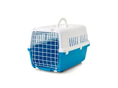 Savic Cusca Transport Zephos 1 Alb/Albastru Cu Usa De Metal