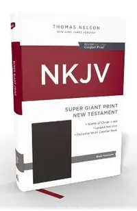 NKJV Super Giant Print New Testament, Hardcover, Red Letter, Comfort Print -