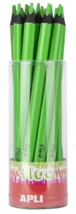 Creion colorat Apli - Jumbo Neon, verde