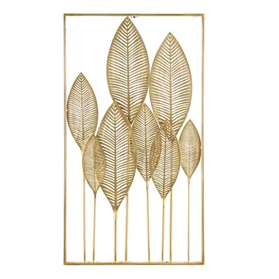 Decorațiune de perete din metal 52,5x95 cm Adhira – Bizzotto