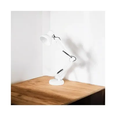 Lampa de birou pentru desen, reglabila, 60W, comutator ON/OFF, inaltime 43 cm, alimentare 220V