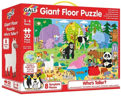 Puzzle gigant pentru podea Galt Floor - Cine este cel mai înalt?