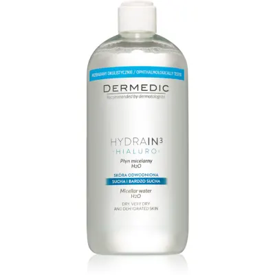 Dermedic Hydrain3 Hialuro apa cu particule micele 500 ml
