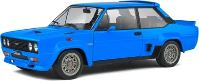 Model de colecție SOLIDO Modern: Mașini - Fiat 131 Abarth (Blue) (1980)
