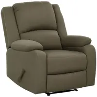 HOMCOM Fotoliu de relaxare, funcție de întindere și suport de picioare, reglabil, până la 150 kg, cadru din oțel, 90 x 96 x 98 cm, Maro | Aosom Romania