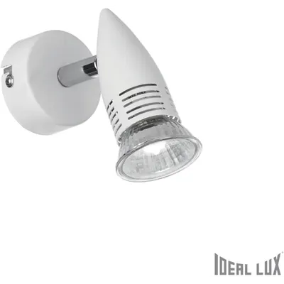 Aplica Alfa 1 bec, dulie GU10, L:60 mm, H:110mm, Alb