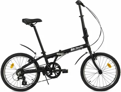 Folding - Bicicletă pliabilă 7V aluminiu 20". Black