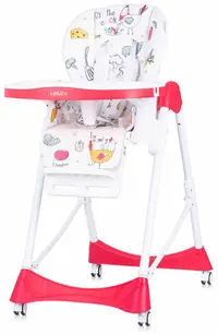 Scaun de masa pentru copii Chipolino - Bambino, mac