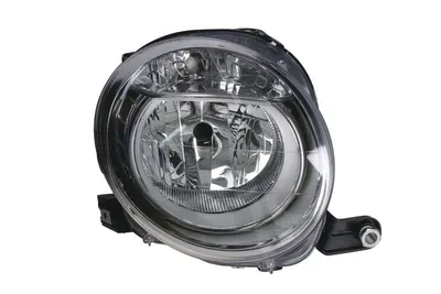 Far dreapta potrivit ABARTH 500 / 595 / 695, 500C / 595C / 695C FIAT 500, 500 C - (H7, reglaj electric, cu motoras, fundal cromat)