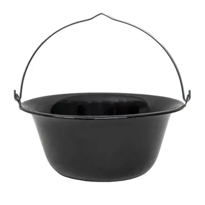 Ceaun Smaltuit cu Maner, 14 l, Negru