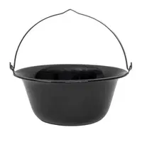 Ceaun Smaltuit cu Maner, 14 l, Negru