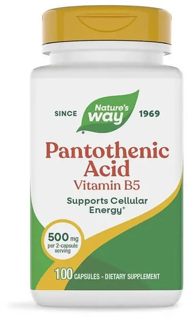 Pantothenic Acid (Vitamin В5), 100 capsule, Nature's Way