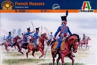 Figurine pentru hobby Italeri Militare: Soldați - Husari francezi, Războaiele Napoleoniene, 34 de figurine