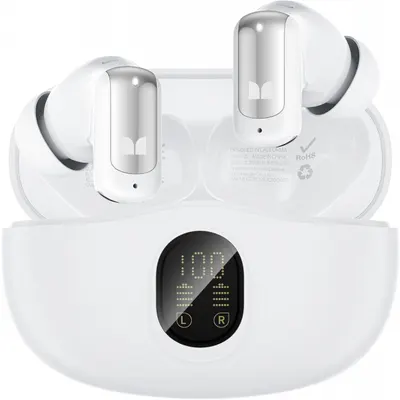 Handsfree Bluetooth Monster N-Lite 217, TWS, Alb