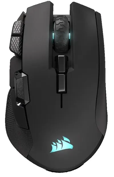 Mouse gaming Corsair - Ironclaw Wireless SE, 26000 DPI, RGB, negru