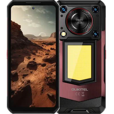 Telefon rugged Oukitel WP56, 5G, 6.8 120Hz, 12GB RAM, 512GB, 16000mAh, NFC, Android 15, Red