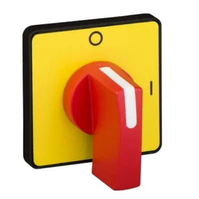 Cap Actionare 45 X 45 Mm - Galben Color - Maner Rosu - O-I