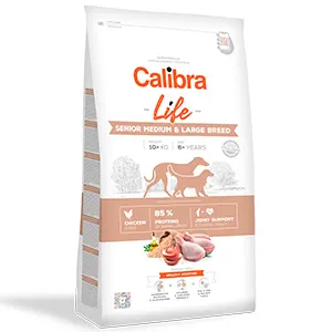 Calibra Dog Life Senior Medium and Large Chicken 12 kg
