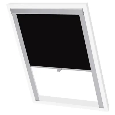 vidaXL Jaluzea opacă tip rulou, negru, FK06, GGL și GGU