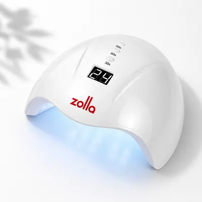 Lampă UV/LED Mini Zolla 5 Albă 36W pentru Ojă Semipermanentă, Gel UV și Nail Art