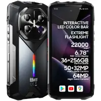 Telefon rugged iHunt Titan Night Hunter, 5G, 6.78-inch FHD+ 120Hz AMOLED, 20000mAh, 12GB RAM, 256GB, NFC, IP68, Android 15