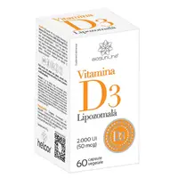 Vitamina D3 Lipozomala 2000 UI BioSun Line, Helcor | 60 capsule