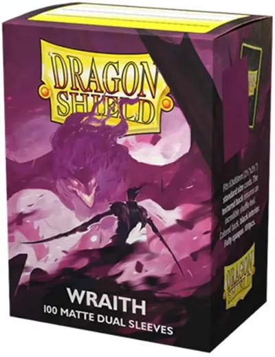 Protecții pentru cărți de joc Dragon Shield Dual Wraith - Matte (100 buc.)