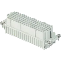 Insert pentru conector Mama - 104X27 - 108P + E 10A 250V / 4kV / 3 - CRIMP CONNECTION - GRI