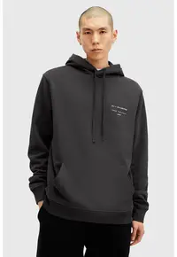 Hanorac relaxed fit de bumbac Redact - Negru stins